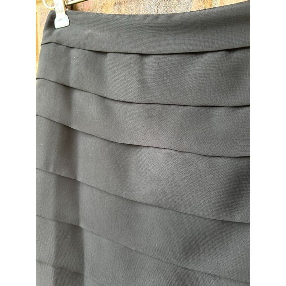 Dorman Women's‎ Black Tiered Ruffle Long Maxi Formal Skirt Size M - Picture 3 of 6